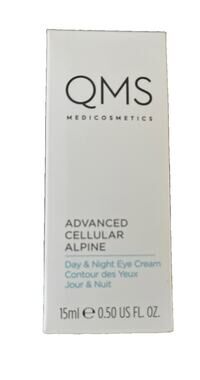 QMS Advanced Cellular Alpine Day & Night Eye Cream 0.50oz New in Box